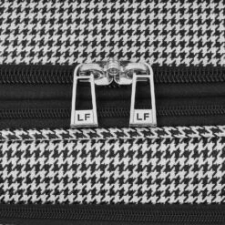 London Fog Cambridge II 44" Wheeled Garment Bag, Black White Houndstooth -LUGGAGE FACTORY Sales 91e8QkfMsmL