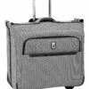 London Fog Cambridge II 44" Wheeled Garment Bag, Black White Houndstooth -LUGGAGE FACTORY Sales A1ZgwFsKmWL