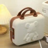 Cartoon Bear Mini Portable Carrying Suitcase Waterproof 14 Inch Gift -LUGGAGE FACTORY Sales Cartoon Bear Mini Portable Carrying Suitcase Waterproof 14 Inch Gift Cosmetic Box Small Boarding Case Travel 38c9f6bd ce49 4b4a 9304 04a4a5776923