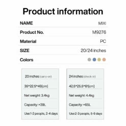 Suitcases Travel Cabin Bag Women | Suitcases Travel Cabins Wheels - 18 Suitcases Travel Cabin Bag Women | Suitcases Travel Cabins Wheels - -LUGGAGE FACTORY Sales Mixi Gorgeous Wide Handle Suitcase 24 Travel Luggage Rolling Wheels Women Men 20 Carry On Cabin