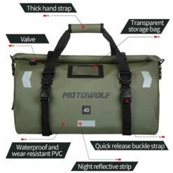 Motorcycle Waterproof Tail Bag Travel Outdoor Dry Luggage Roll Pack -LUGGAGE FACTORY Sales Motorcycle Waterproof Tail Bag Travel Outdoor Dry Luggage Roll Pack Bag 40 66 Motorbike Luggage Backpack 5de964aa 8a09 43a7 8085 8344077822bf