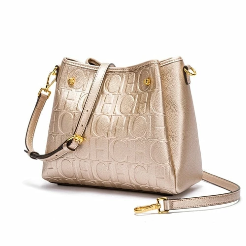 New Pu Bucket Bag Fashion Stitching Wild Messenger Brand Women's 9 New Pu Bucket Bag Fashion Stitching Wild Messenger Brand Women's - Image 7