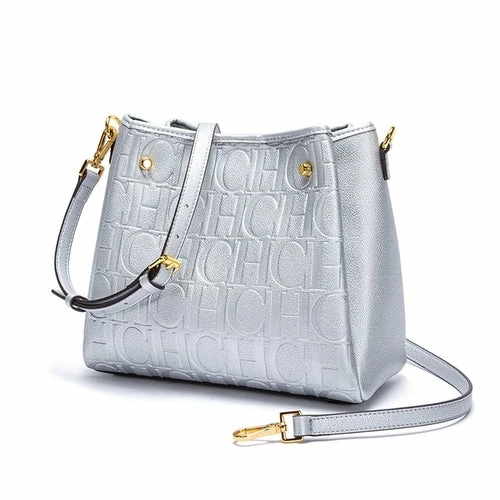 New Pu Bucket Bag Fashion Stitching Wild Messenger Brand Women's 10 New Pu Bucket Bag Fashion Stitching Wild Messenger Brand Women's - Image 8