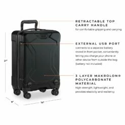Torq International 21" Carry-On Spinner -LUGGAGE FACTORY Sales QU221SP 74 1