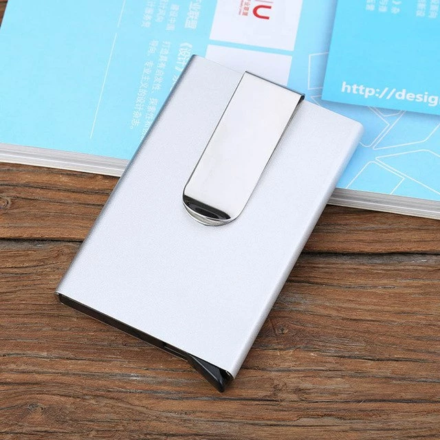 Luxury Credit Card Holder Men Women Aluminum Slim 6 Luxury Credit Card Holder Men Women Aluminum Slim - Image 4