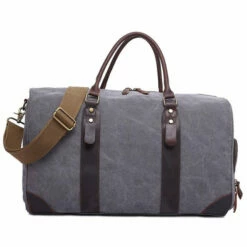 2018 Fashion Canvas Men'S Travel Bag Carry On Luggage Bags Vintage Handbag Crossbody Men Duffel -LUGGAGE FACTORY Sales product image 618303870
