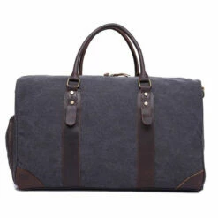 Mco 2018 Vintage Waxed Canvas Men Travel Duffel Large Capacity Waterproof Travel Bags Carry On 9 Mco 2018 Vintage Waxed Canvas Men Travel Duffel Large Capacity Waterproof Travel Bags Carry On -LUGGAGE FACTORY Sales product image 704245679