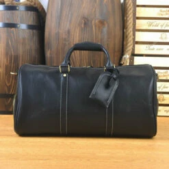 Genuine Leather Men Travel Bag Carry On Luggage Bags Men Leather Travel Duffel Weekend Bag Big Tote -LUGGAGE FACTORY Sales product image 864182959