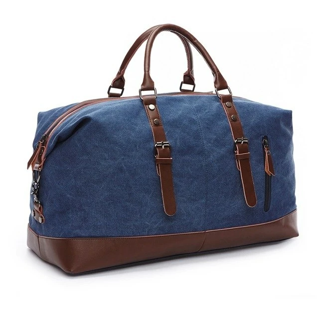 Canvas Leather Handbag Men Travel Bags Carry On Luggage Bag Male Duffel Bags Women Tote Big Bag 7 Canvas Leather Handbag Men Travel Bags Carry On Luggage Bag Male Duffel Bags Women Tote Big Bag - Image 5