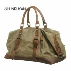 Shunruyan Canvas Cow Leather Men Travel Bags Carry On Luggage Bags Men Duffel Bags Travel Tote 20 Shunruyan Canvas Cow Leather Men Travel Bags Carry On Luggage Bags Men Duffel Bags Travel Tote -LUGGAGE FACTORY Sales product image 906444789